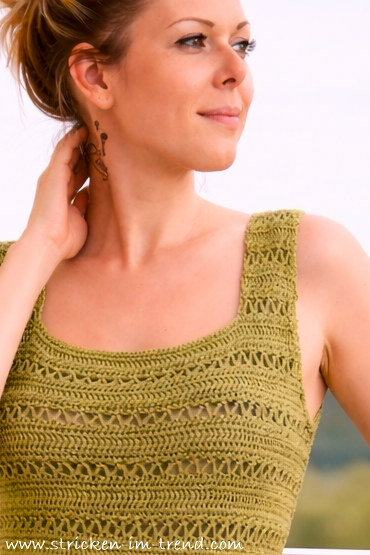 Häkelanleitung für Sommerkleid / Kleid | Häkelkleid GreenVelvet - Bild 9