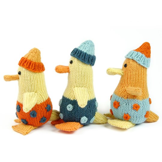 Alle meine Entchen, Restefresserchen #05, Strickanleitung, Wollreste