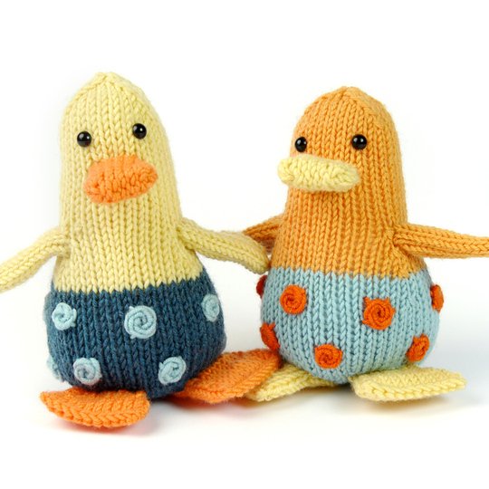 Alle meine Entchen, Restefresserchen #05, Strickanleitung, Wollreste