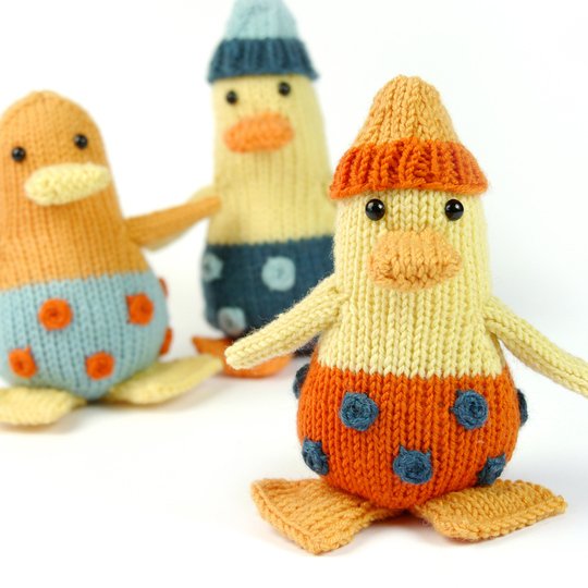 Alle meine Entchen, Restefresserchen #05, Strickanleitung, Wollreste