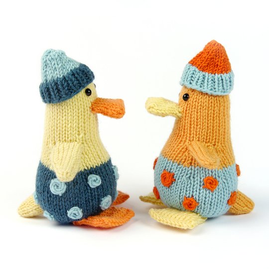 Alle meine Entchen, Restefresserchen #05, Strickanleitung, Wollreste