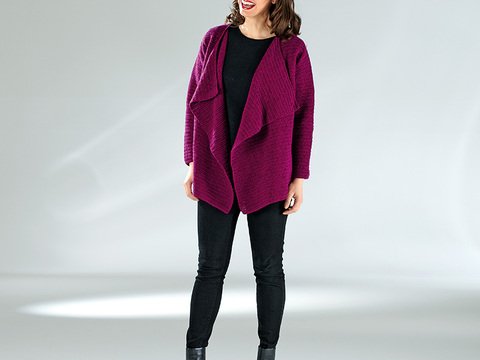 Häkelanleitung Damenjacke "Seidenglanz" 757175