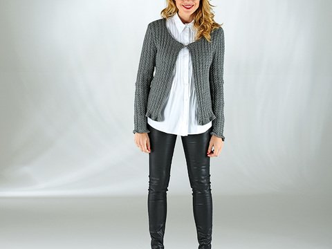 Strickanleitung Damenjacke "Sidney" 757132