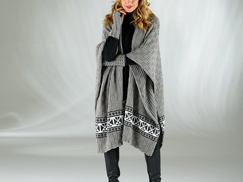 Strickanleitung Damenponcho "Ideal" 757033