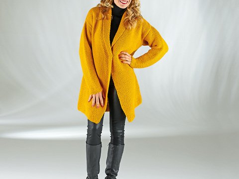 Strickanleitung Damenjacke "Sporty" 757116