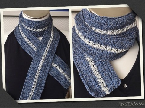 Häkelanleitng Sommerschal schnell und easy