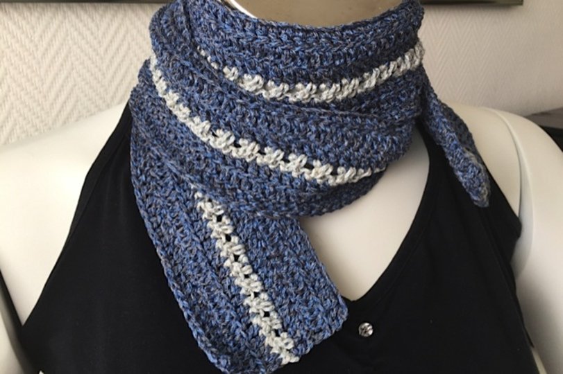 Häkelanleitng Sommerschal schnell und easy