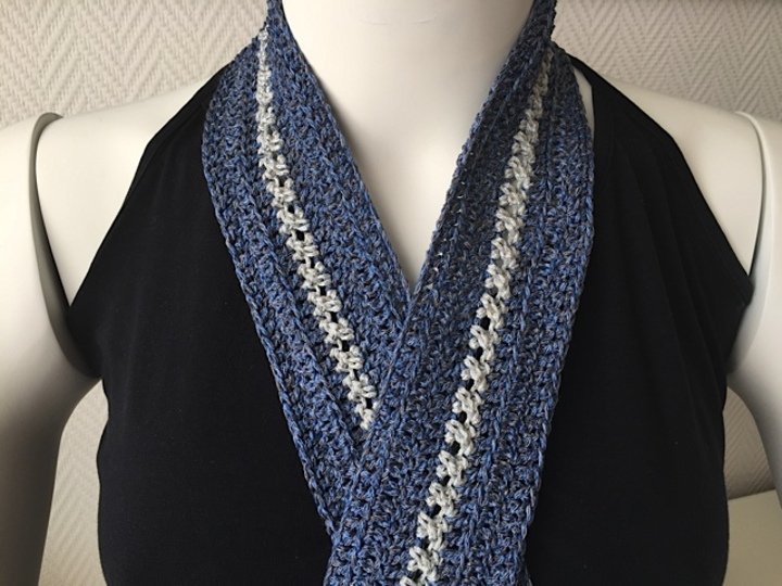 Häkelanleitng Sommerschal schnell und easy