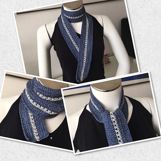 Häkelanleitng Sommerschal schnell und easy