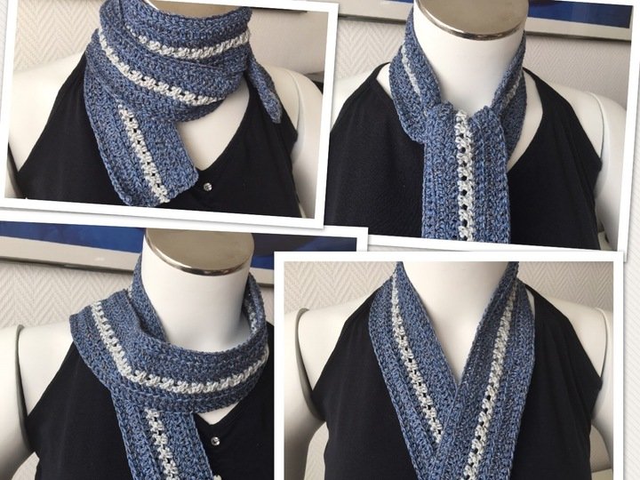 Häkelanleitng Sommerschal schnell und easy