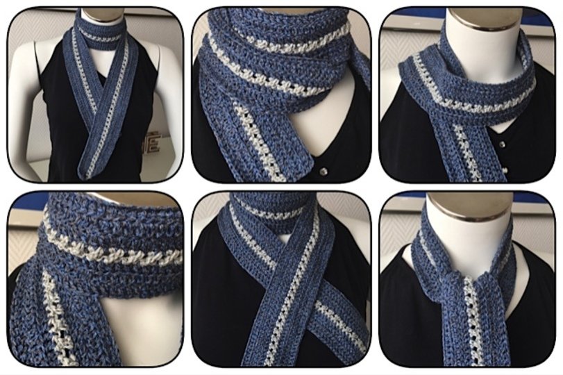 Häkelanleitng Sommerschal schnell und easy