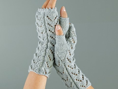 Strickanleitung Armstulpen "Merino extrafein" 756173