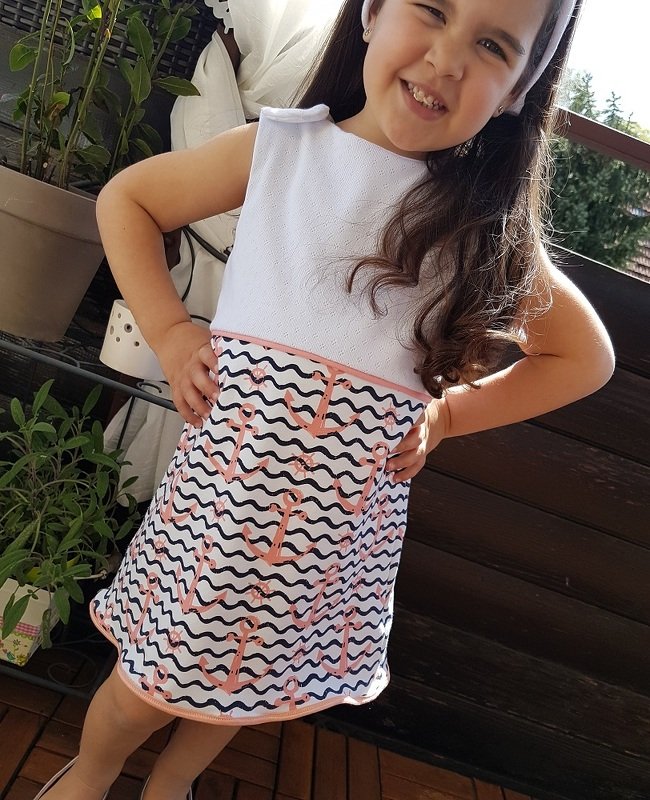 DIY Nähanleitung Mädchenkleid Größe 104-128 - Bild 3