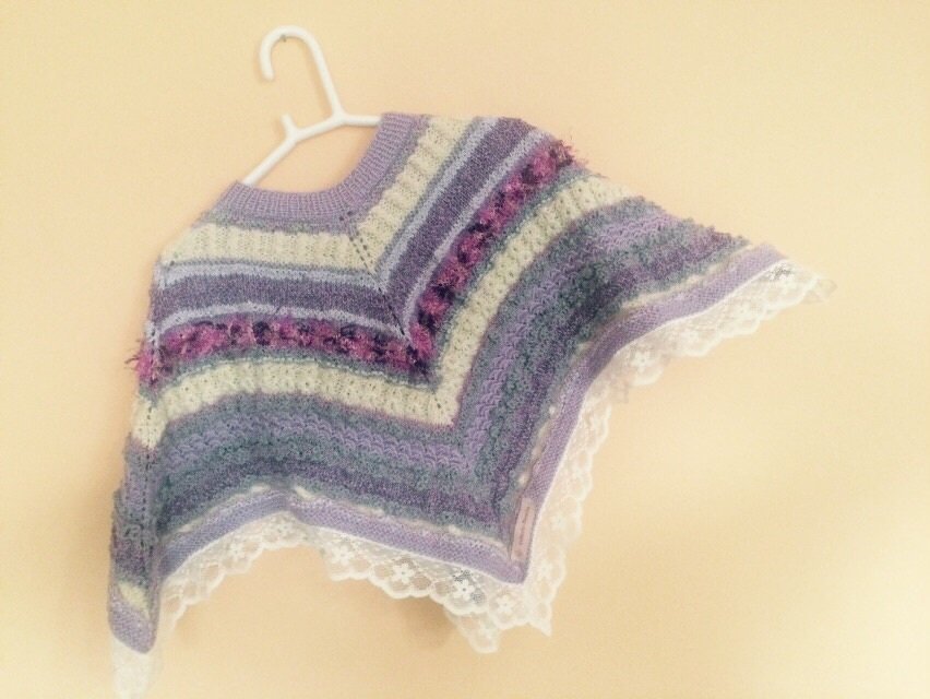 Strickanleitung Kinder Poncho