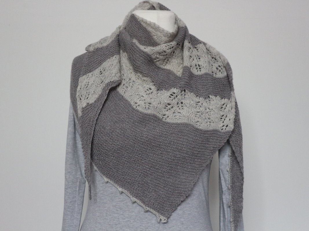 Strickanleitung Tuch "Romantische Träume" - Bild 9