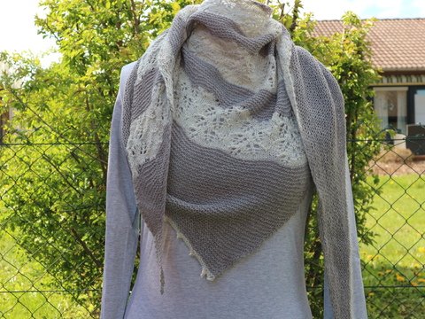 Strickanleitung Tuch "Romantische Träume"