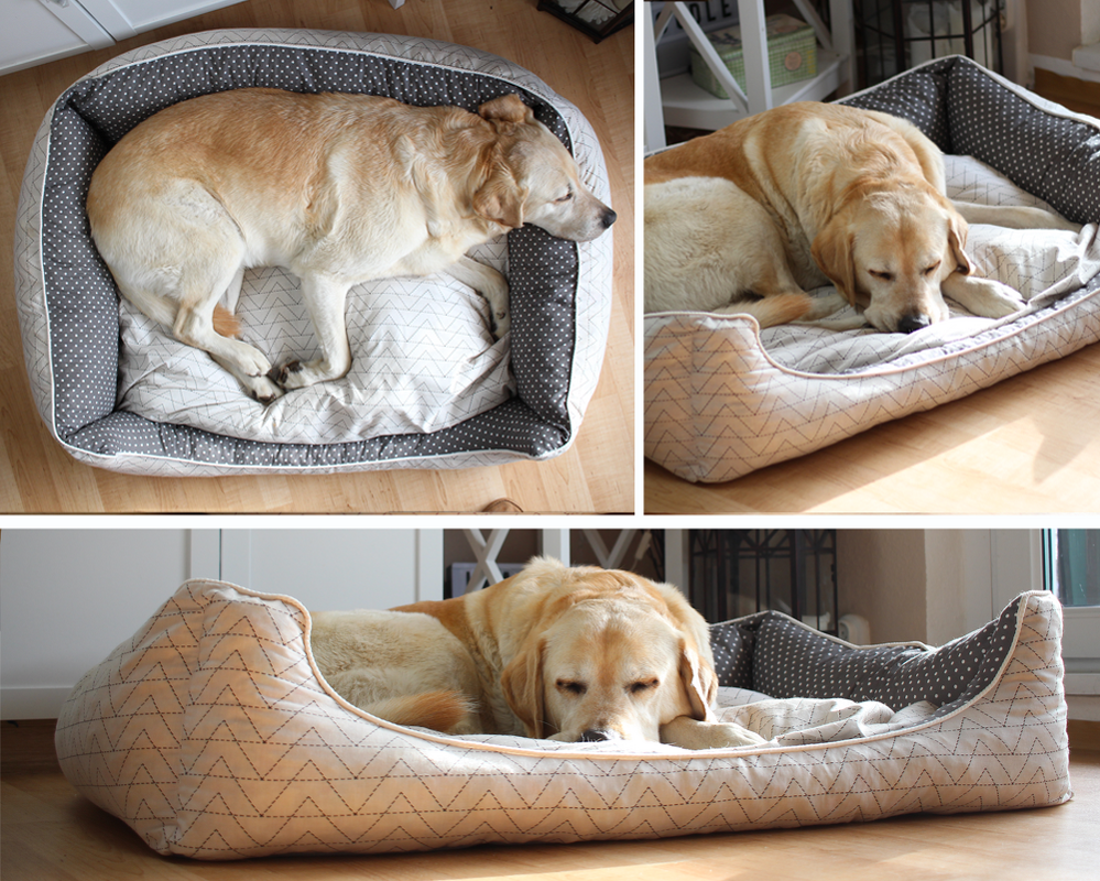 N&auml;hanleitung Hundebett | 3 Gr&ouml;&szlig;en mit Rei&szlig;verschluss - Bild 3