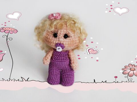 Häkelanleitung Schlüsselanhänger, Taschenbaumler "Kati"