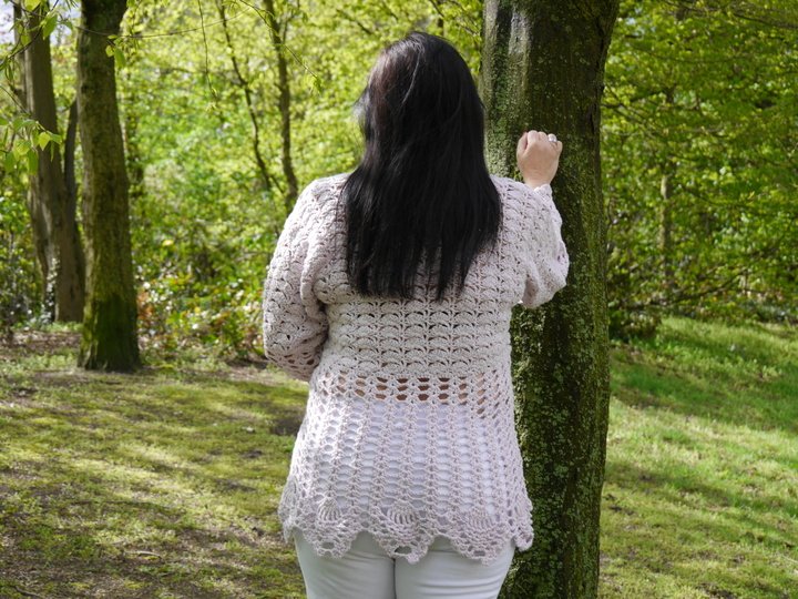 Häkelanleitung Sommertunika/Netzshirt für alle Größen leicht anpassbar Rose Dream