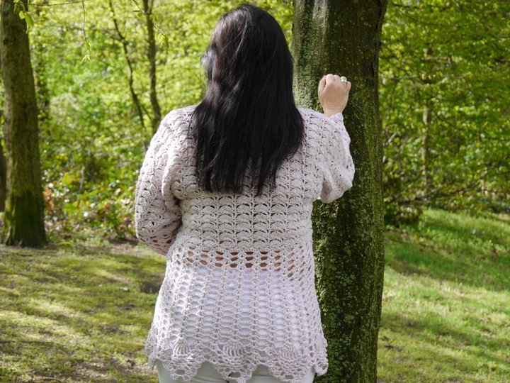 Häkelanleitung Sommertunika/Netzshirt für alle Größen leicht anpassbar Rose Dream