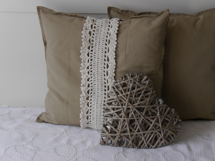 Häkelanleitung Kissenbezug Shabby Style für alle Kissengrößen