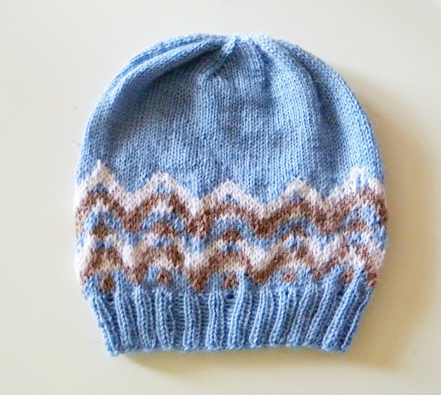 Hat Knitting Pattern in stranded colorwork