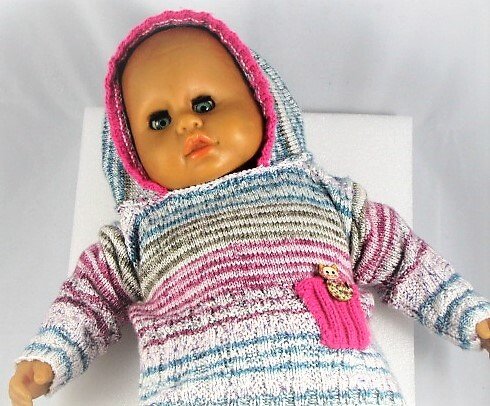 Strickanleitung Baby-Kapuzenpulli - Bild 3