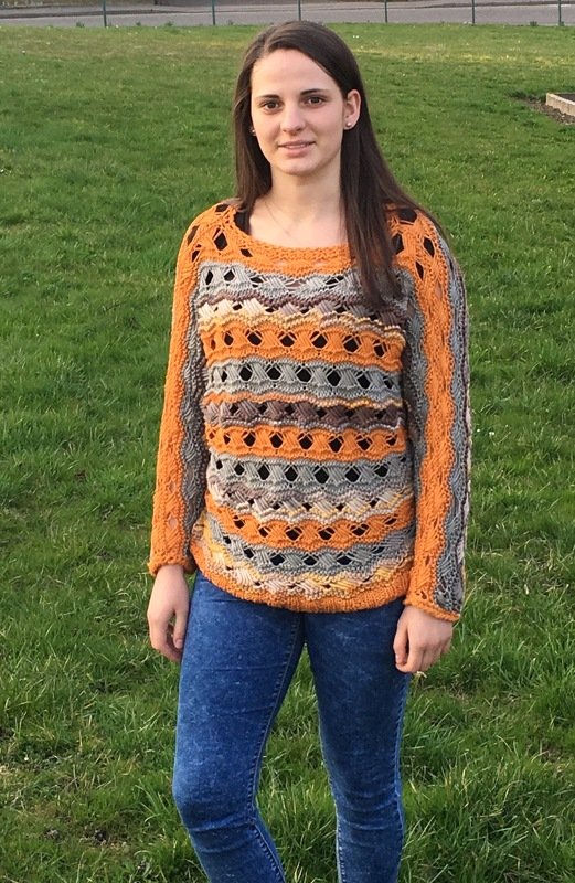 Fledermauspulli MANOTVA Stricken aus Woolly Hugs BANDY - Bild 2