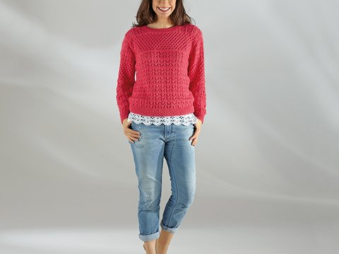 Strickanleitung Damenpullover "Macau" 757239