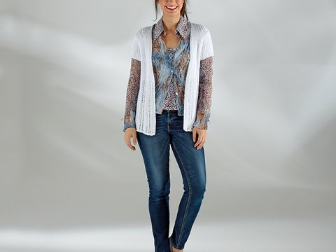 Strickanleitung Damenweste "Amazonas" 757267