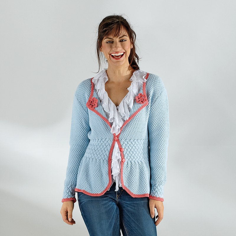 Strickanleitung Damenjacke "Piano" 757237