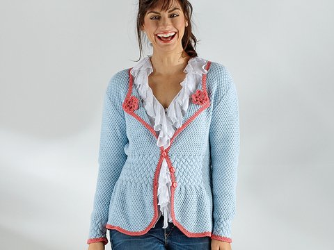 Strickanleitung Damenjacke "Piano" 757237