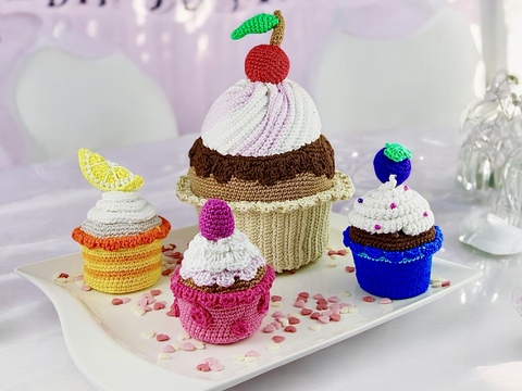 Cupcake Set - Crochet Pattern