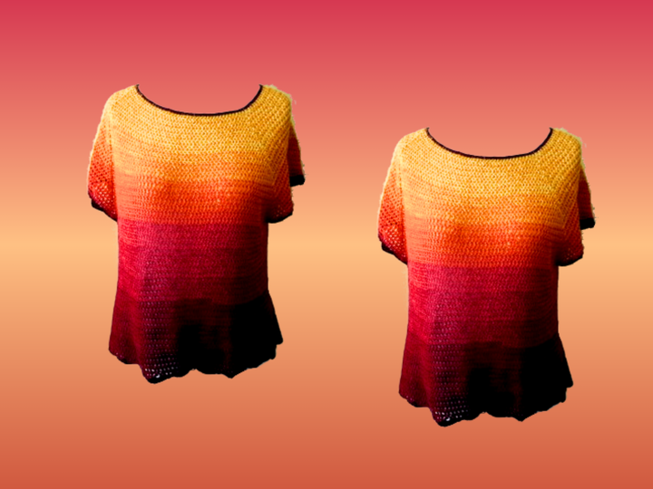 Sandaun Women's Crochet Pullover Pattern