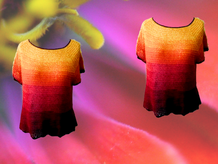 Sandaun Women's Crochet Pullover Pattern