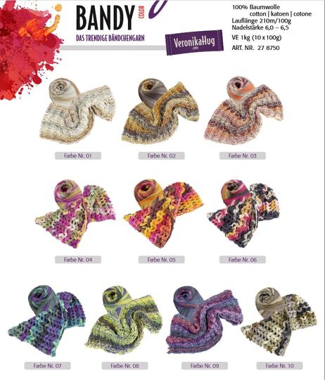 Poncho SPIRELLI aus Woolly Hugs BANDY gehäkelt