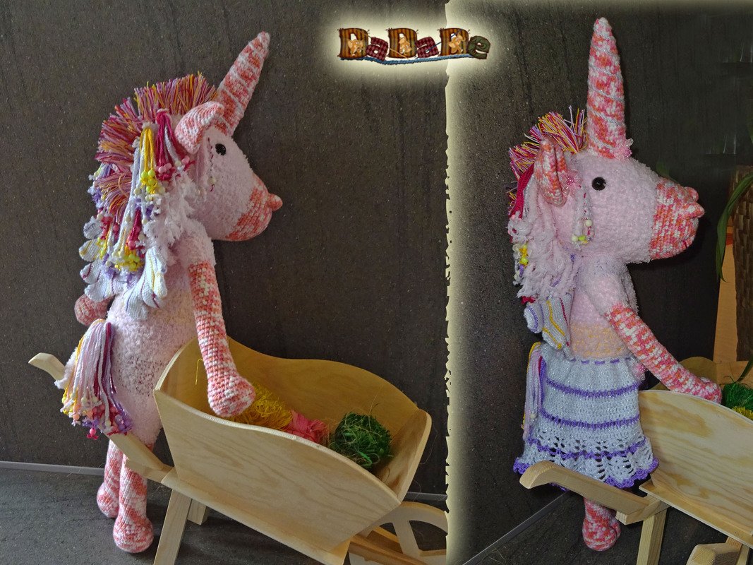 Pegasus, Einhorn Flytzi, für jede kleine Prinzessin, Häkelanleitung von DaDaDe