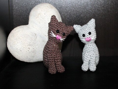 Katze Lilly in Mini Häkelanleitung