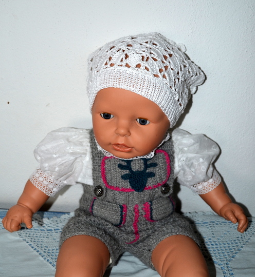 Kinder Trachtenhose in 4 Größen * Häkelanleitung