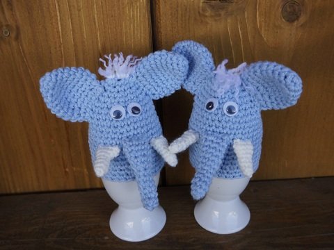 Elefanten Eierwärmer Häkelanleitung