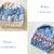 Set of 2 beanies in stranded colorwork "Winter Landscapes"