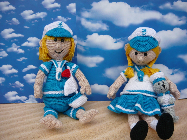 Häkelanleitung Matrosenjunge Otto