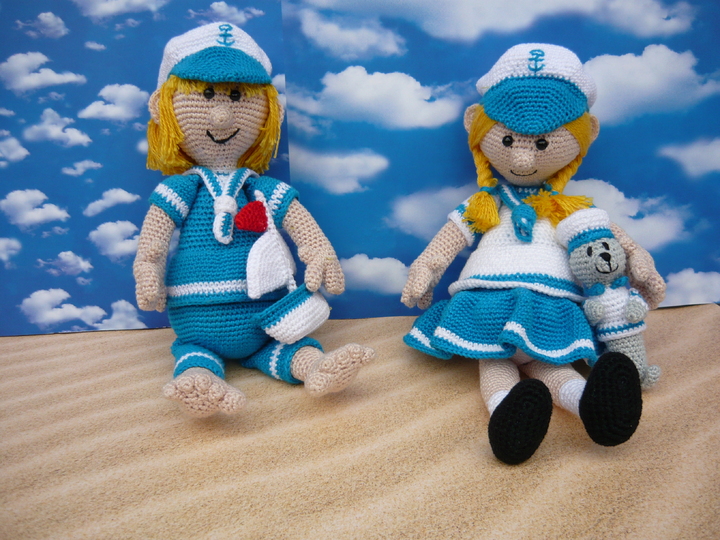 Häkelanleitung Matrosenjunge Otto