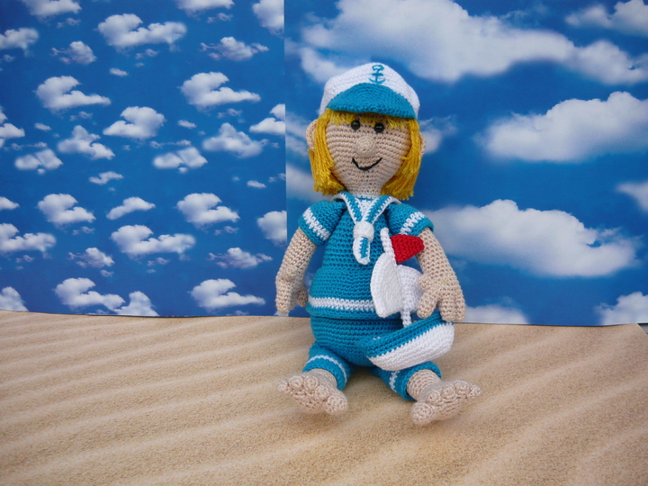 Häkelanleitung Matrosenjunge Otto