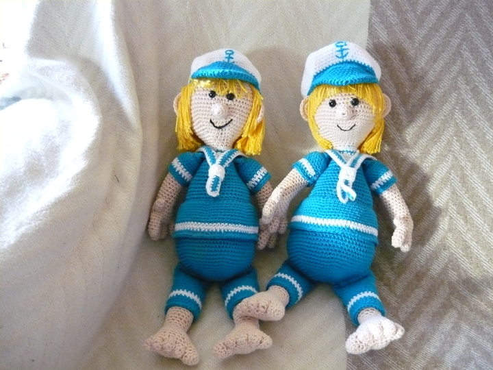 Häkelanleitung Matrosenjunge Otto