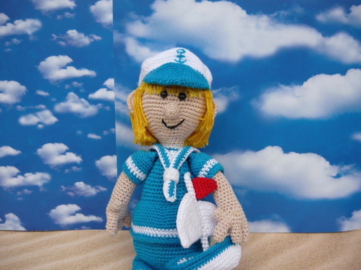 Häkelanleitung Matrosenjunge Otto