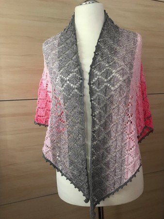 Triangular Shawl - knitting pattern