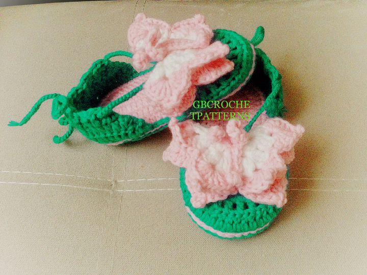 Crochet Pattern summer sandals, girls, toddlers Summer shoes,  girl shoes crochet, Size Age 2YO up to 5YO
