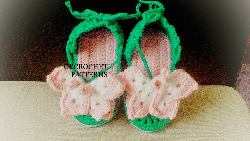Crochet Pattern summer sandals, girls, toddlers Summer shoes,  girl shoes crochet, Size Age 2YO up to 5YO