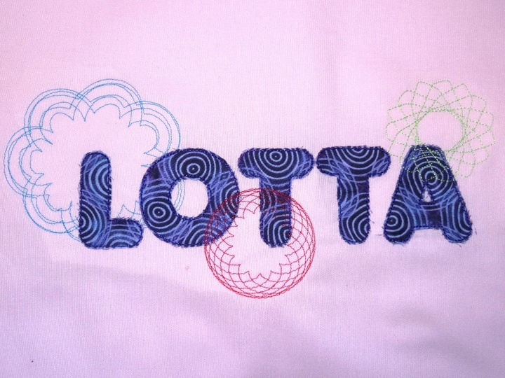 schnelle Mandala Blumen Stickdatei